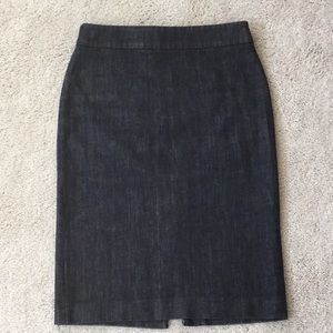 J Crew Denim Pencil Skirt